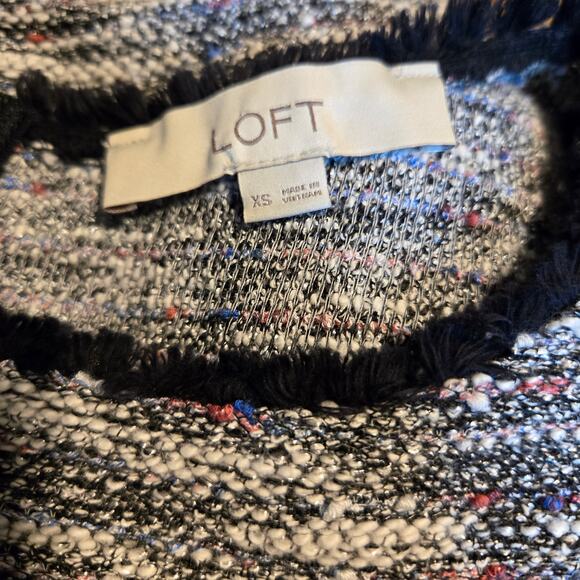 Loft XS Gray Women's Dress Sleeveless Misses Size 0 2 Extra Small - Picture 3 of 6